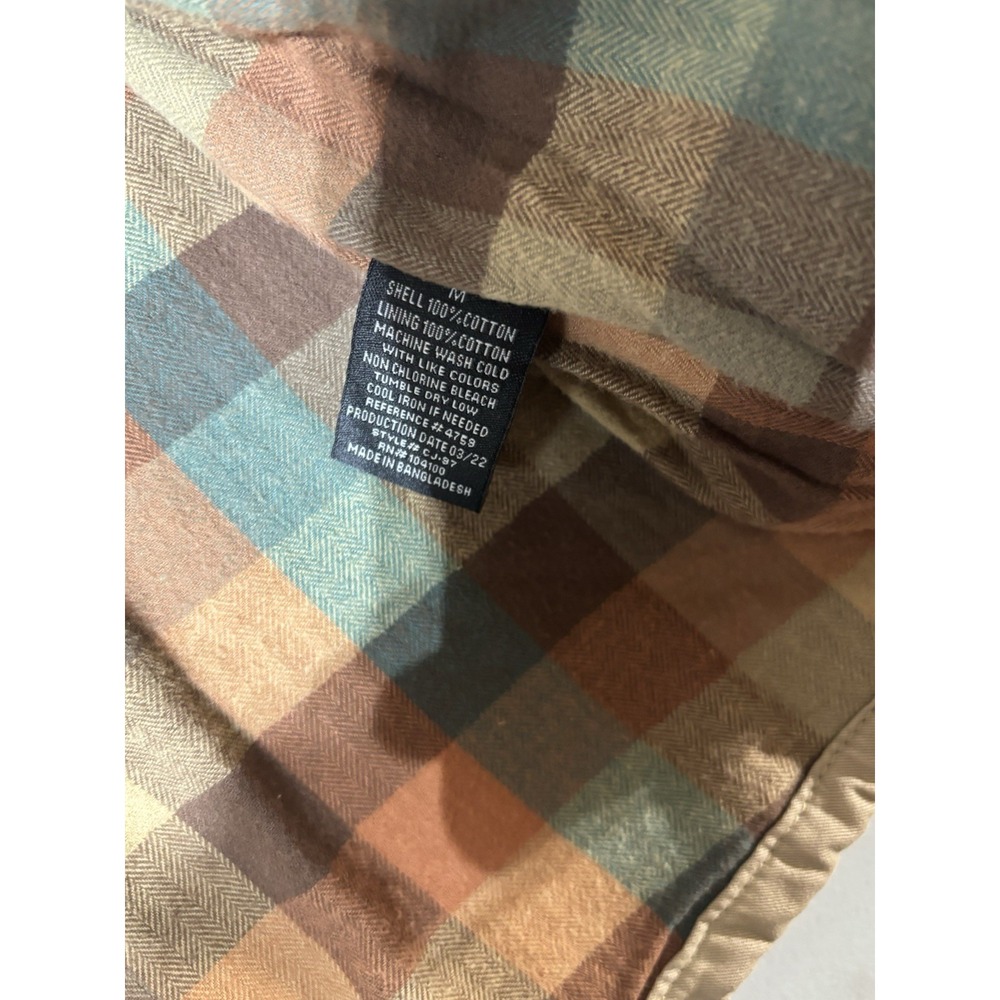 Gioberti Jacket Mens Size Medium Tan Warm Soft Flannel Lining - Picture 4 of 8